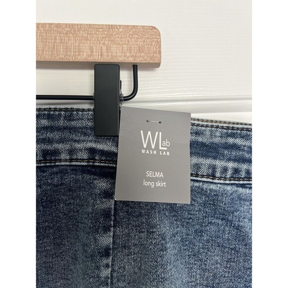 Denim Maxi Skirt - Picture 7 of 10